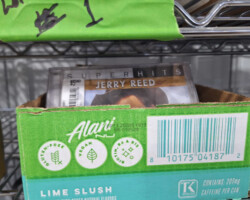 Green lime slush box with cassette tape