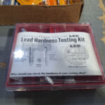 LEE lead hardness testing kit in red case