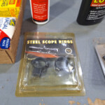 Packaged steel rifle scope rings