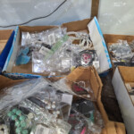Assorted packaged costume jewelry in boxes