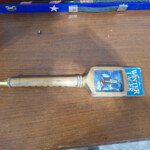 Wooden Winter Lager beer tap handle